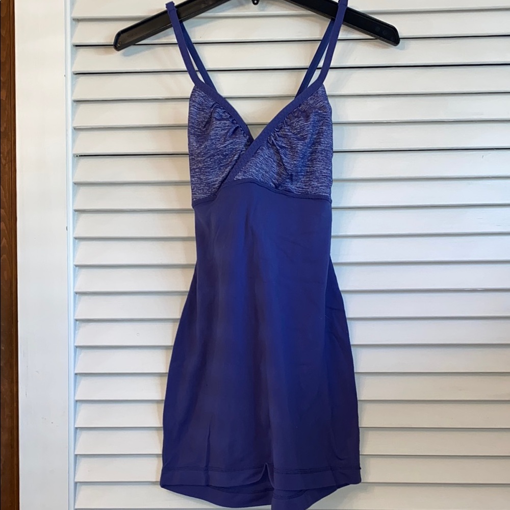 Lululemon Purple Cross Over Strappy Cami Top 2